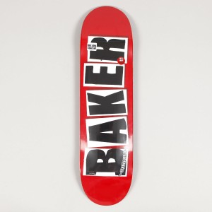 Baker Brand Logo Deck Red Black 8.38