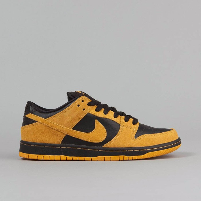 nike dunk high black and gold