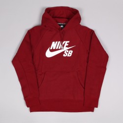 Nike sb icon hoodie red shop