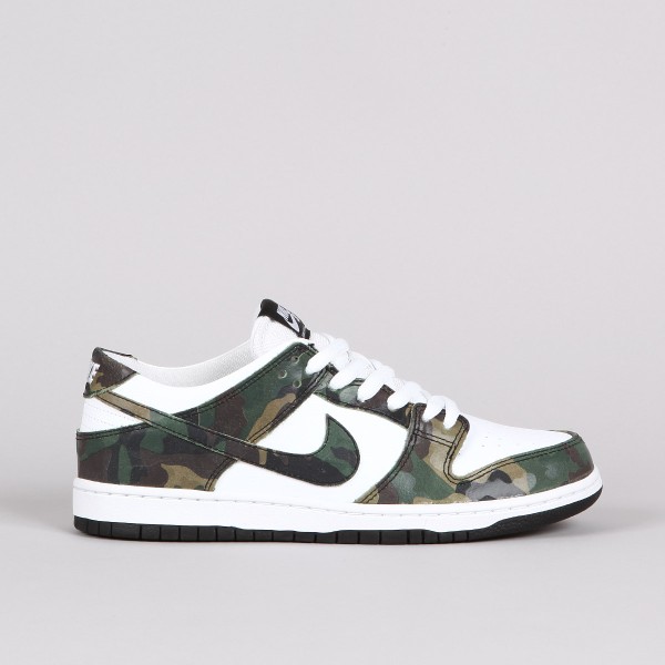 nike dunk low white camo