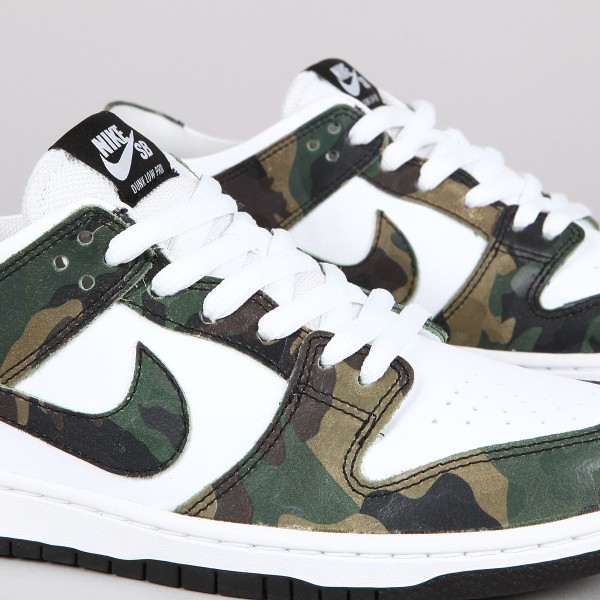 Nike SB Dunk Low Pro Camo White Skateboarding, Nike SB, Adidas