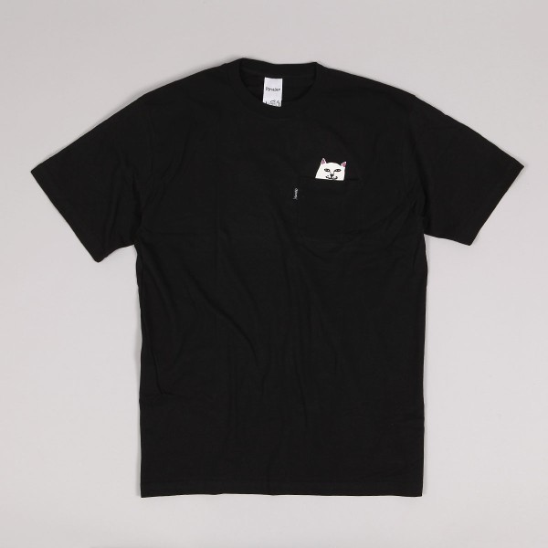 Ripndip Lord Nermal Pocket Tee Black Skateboarding Nike SB Adidas Vans Online Shop POPNAME.cz