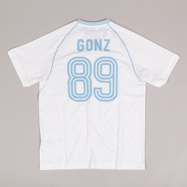 adidas KROOKED GONZ 89 青シャツ adidas KROOKED GONZ 89 青シャツ