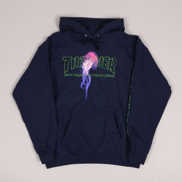 Thrasher atlantic drift hoodie black outlet