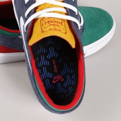 Nike SB Janoski RM Lucid Green White Obsidian Skateboarding