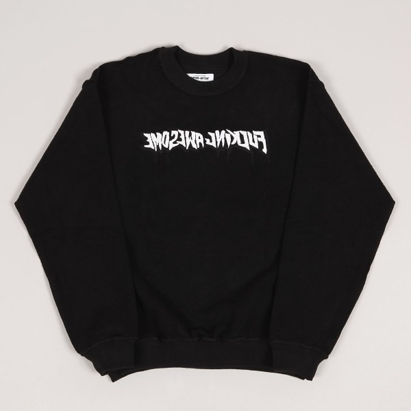 【Fucking Awesome】Overdyed Outline Drip Crewneck Fucking Awesome Fucking Awesome FA Outline Drip Crewneck
