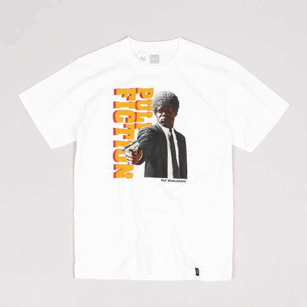 HUF x Pulp Fiction Ezekiel Tee White Skateboarding Nike SB Adidas Vans Online Shop POPNAME.cz