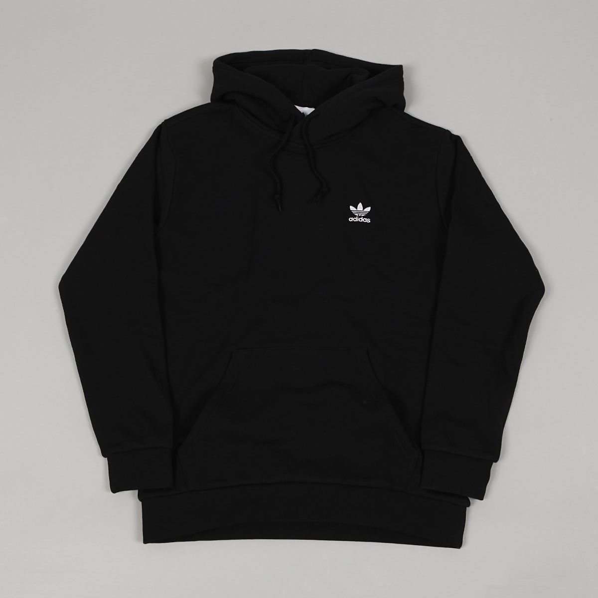 Adidas Essential Small Logo Hoodie Black - Skateboarding, Nike SB, Adidas, Vans, Online Shop 