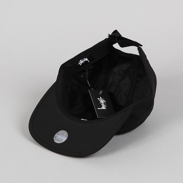 Stussy Stock Ripstop Camp Cap Black Skateboarding Nike SB Adidas Vans Online Shop POPNAME.cz