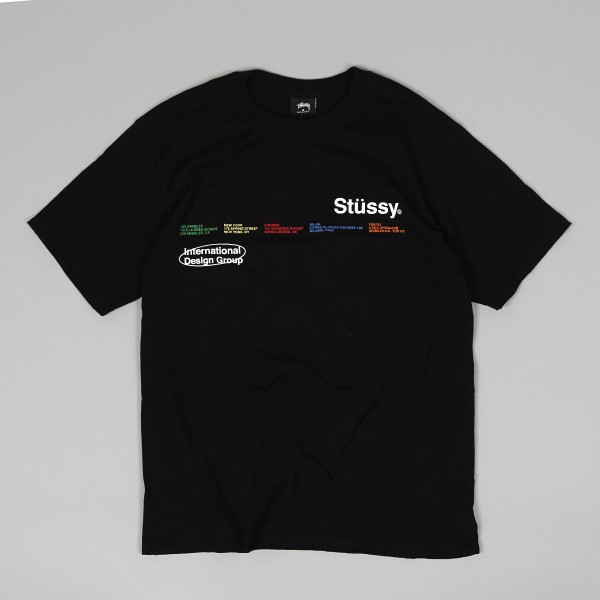 Stussy City Banners Tee Black