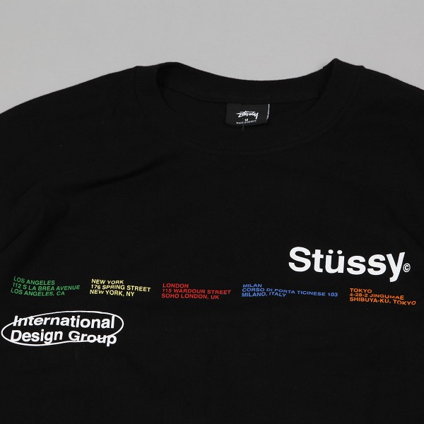 Stussy City Banners Tee Black