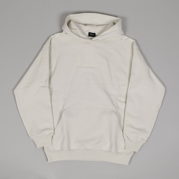 Dime classic hoodie cream clearance