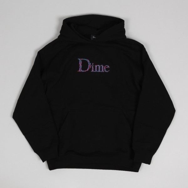 Dime Scribble Classic Hoodie Black Skateboarding, Nike SB, Adidas