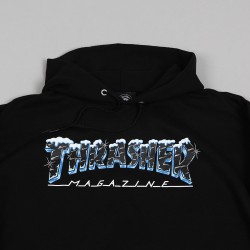 Thrasher black ice hoodie top