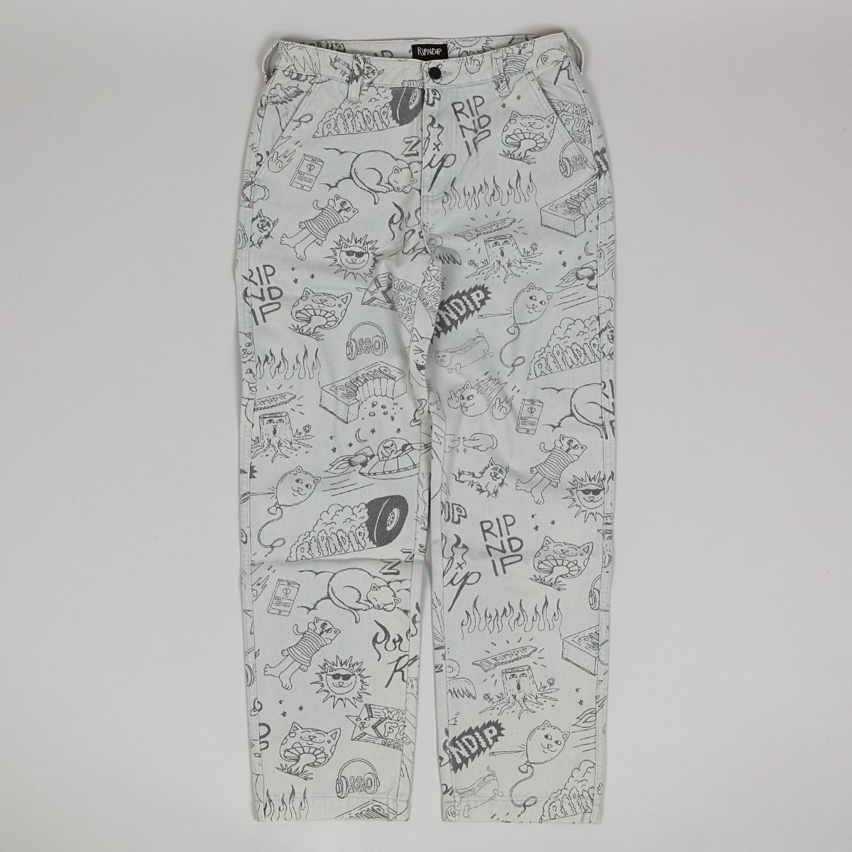 Ripndip Sharpie Denim Pants Blue Skateboarding, Nike SB, Adidas, Vans, Online Shop POPNAME.cz