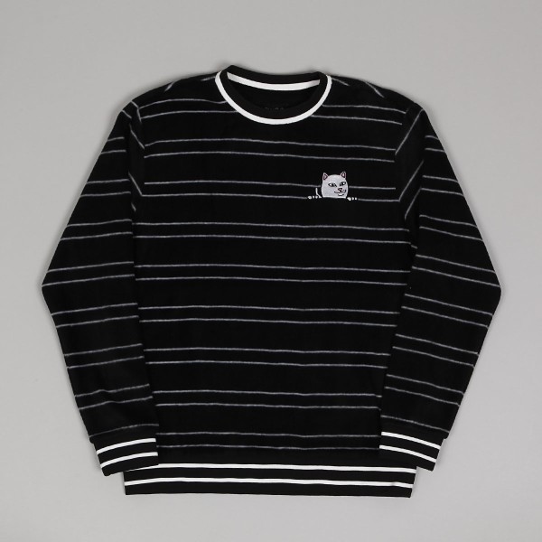 Ripndip Peeking Nermal Crewneck Black - Skateboarding, Nike