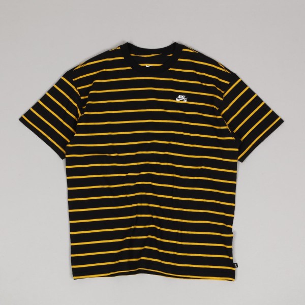 Nike SB Icon Stripe Tee Black Gold Skateboarding Nike SB Adidas Vans Online Shop POPNAME.cz