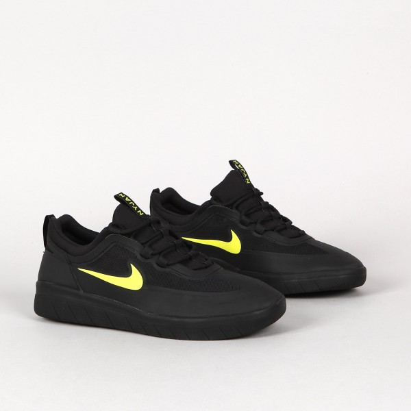 Nike SB Nyjah Free Black Cyber Skateboarding, Nike SB, Adidas