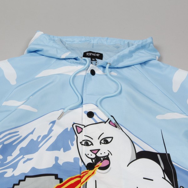 Ripndip Nermzilla Coach Jacket Baby Blue - Skateboarding, Nike SB