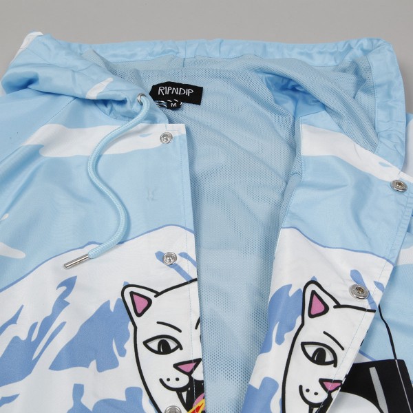 Ripndip Nermzilla Coach Jacket Baby Blue - Skateboarding, Nike SB