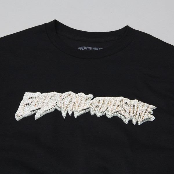 Fucking Awesome 24K Stamp Tee Black - Skateboarding, Nike SB