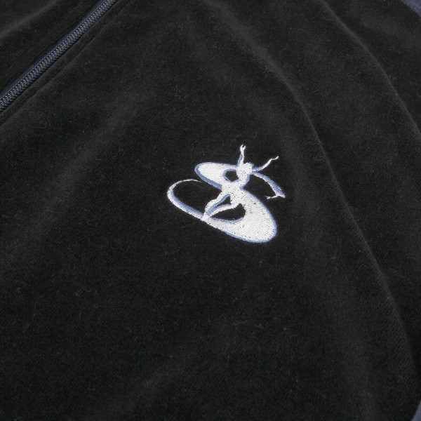 Yardsale Milano Track Top Velour Navy - Skateboarding, Nike SB