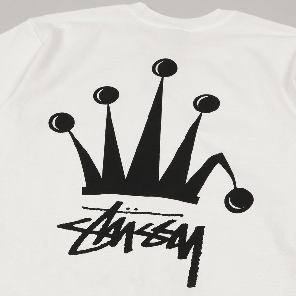 送料・関税込★Stussy★REGAL CROWN TEE PIGMENT DYED★NATURAL Stussy Regal Crown Pigment Dyed T-shirt Natural Men's - SS24
