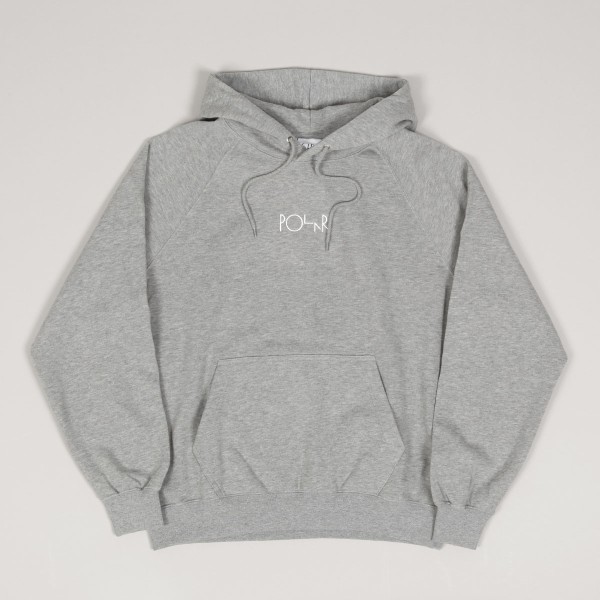 Grey polar hoodie top