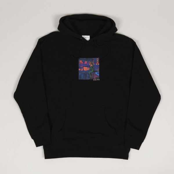Skateboard Cafe Barfly Hoodie Black Skateboarding Nike SB Adidas Vans Online Shop POPNAME.cz