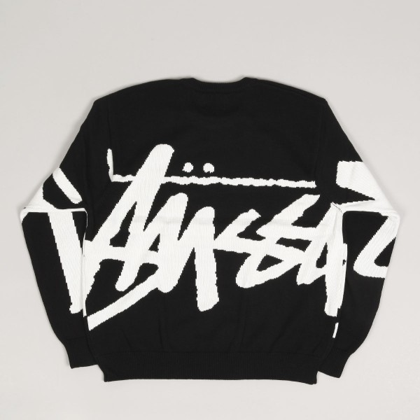 Stussy Stock Sweater Black