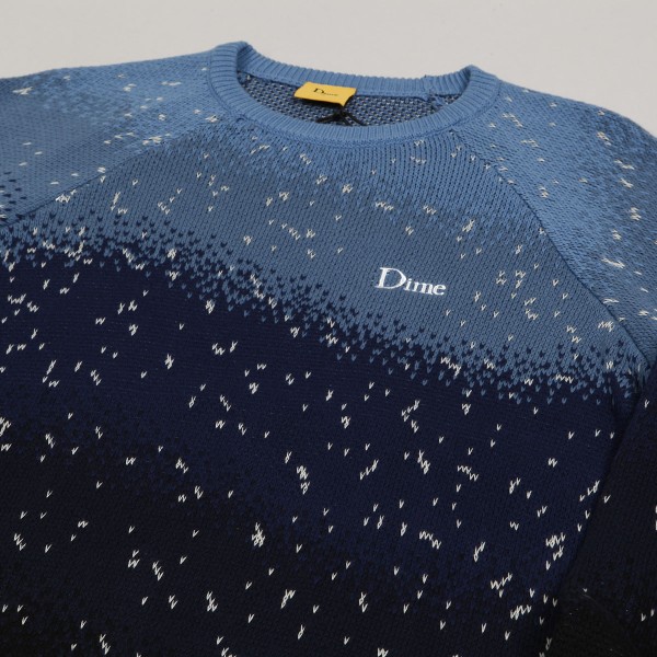 DIME MAGIC HEAVY CREW KNIT SLATE