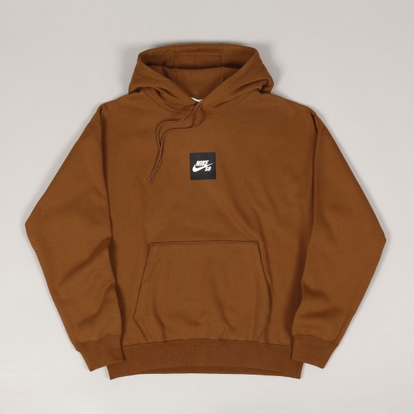 Nike SB Box Logo Hoodie Ale Brown Black Skateboarding Nike SB Adidas Vans Online Shop POPNAME.cz
