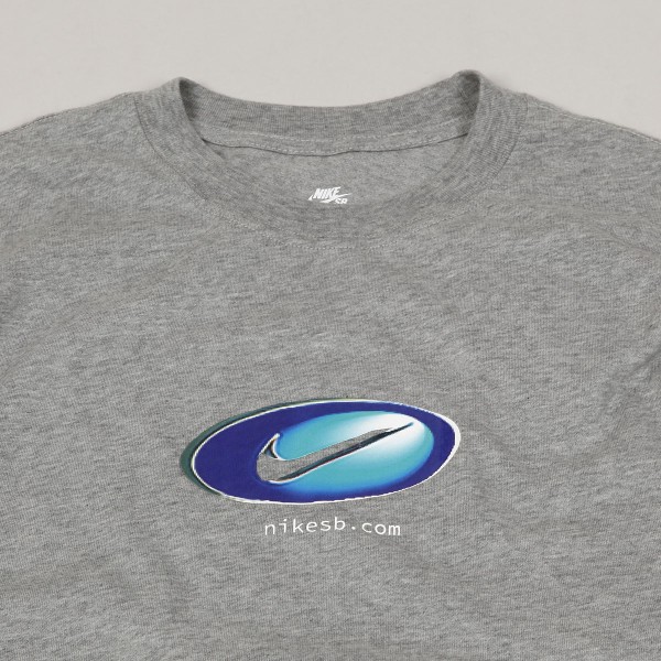 Nike SB Y2K Tee Grey Heather Skateboarding, Nike SB, Adidas