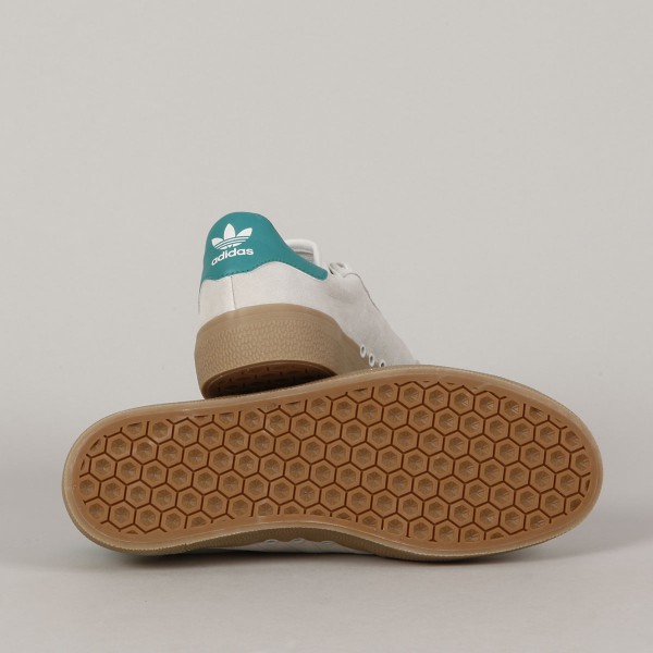 Adidas 3MC Chalk White Green Gum Skateboarding, Nike SB, Adidas