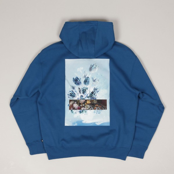 Nike SB Blue Flowers Hoodie Industrial Blue Skateboarding Nike SB Adidas Vans Online Shop POPNAME.cz