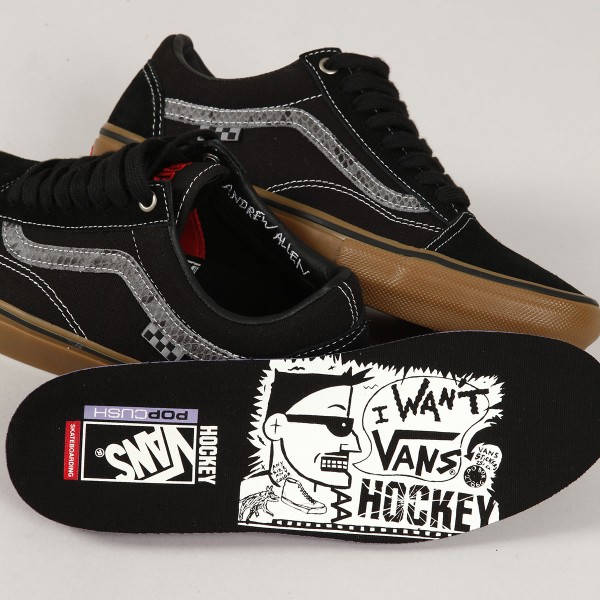 Vans x Hockey Skate Old Skool Black Snake Boty Vans