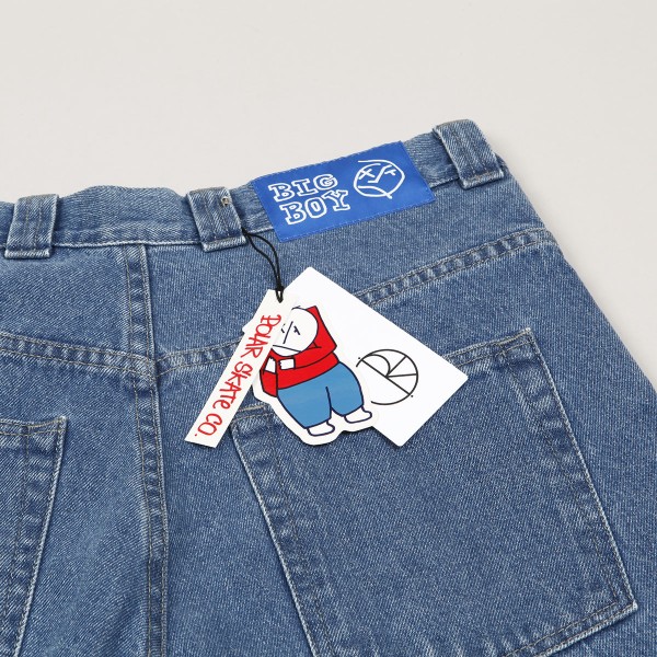 輝く高品質な Big Polar Boy SB Nike Skateboarding, - Blue Mid Jeans バッグ