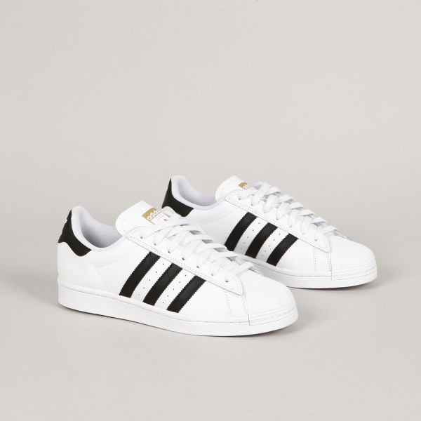 adidas superstars white and black