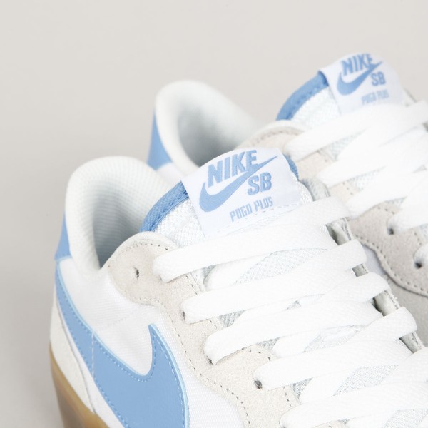 Nike SB Pogo Plus Summit White Blue Gum - Skateboarding