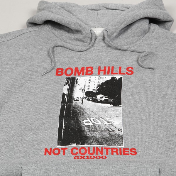 GX1000 Bomb Hills Hoodie Grey - Skateboarding, Nike SB