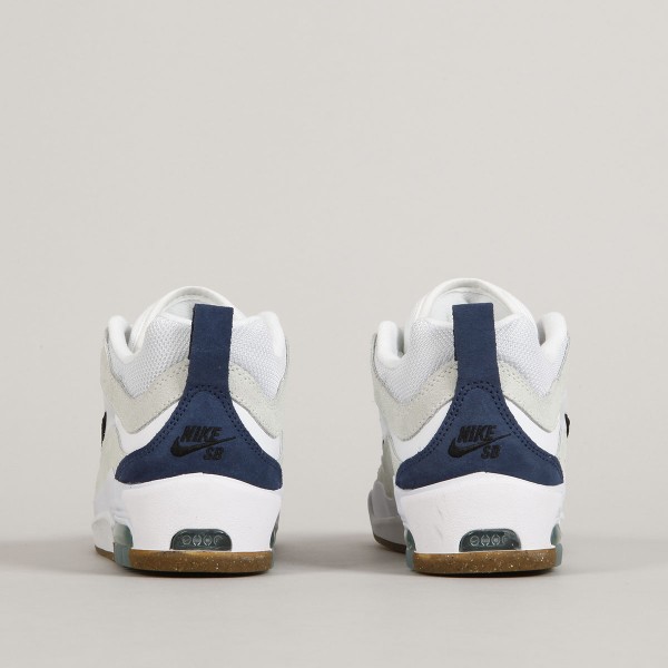 Nike SB Air Max Ishod White Navy Skateboarding, Nike SB, Adidas