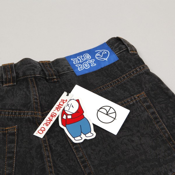 Polar Big Boy Jeans Exist Wash Black - Skateboarding, Nike
