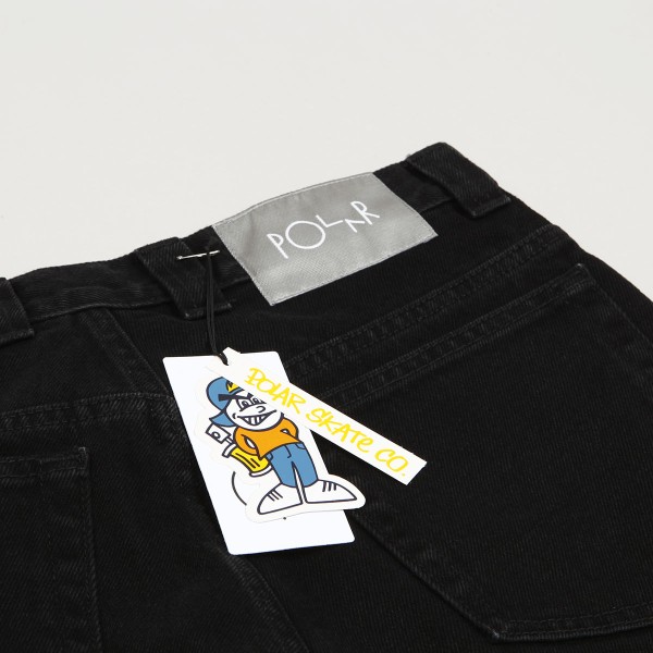 Polar 93 Denim Jeans Pitch Black Skateboarding, Nike SB, Adidas