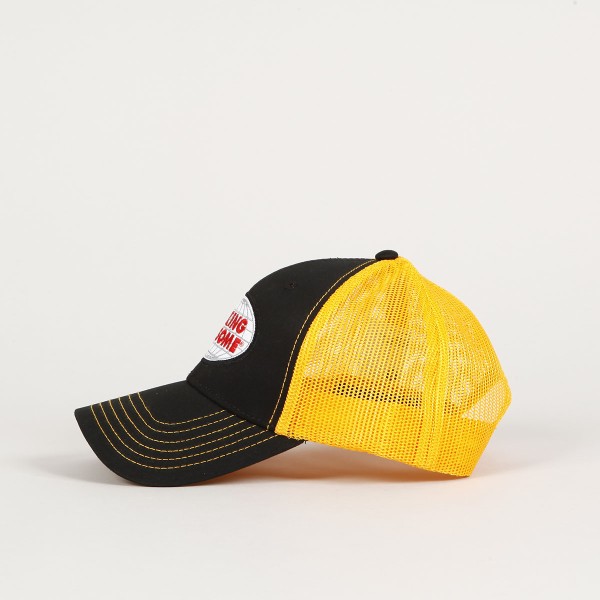 Fucking Awesome Mech Mesh Cap Black Gold - Skateboarding