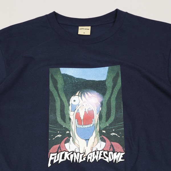 Fucking Awesome Shinjuku Tee Navy - Skateboarding, Nike SB