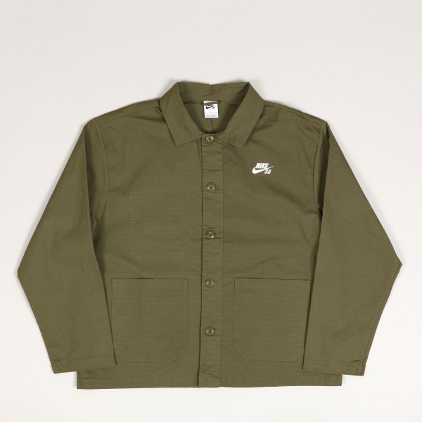 Nike SB Agnostic Icon Coach Jacket Olive White Skateboarding Nike SB Adidas Vans Online Shop POPNAME.cz