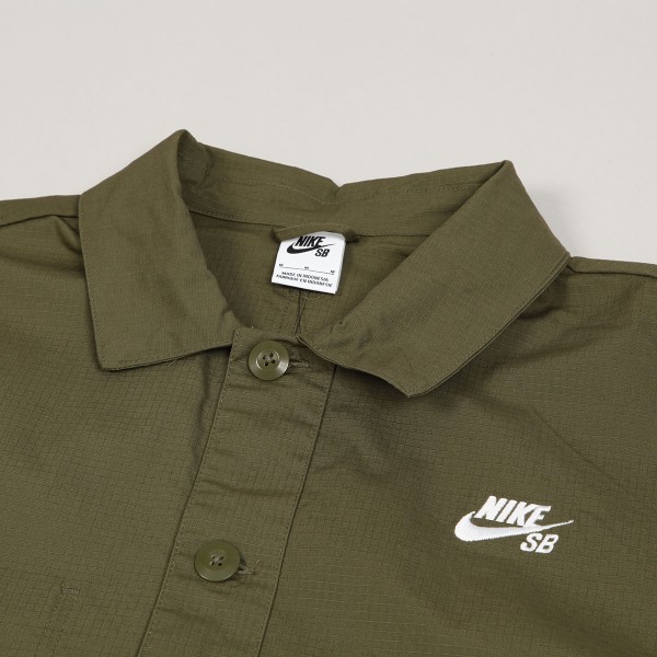 Nike SB Agnostic Icon Coach Jacket Olive White Skateboarding Nike SB Adidas Vans Online Shop POPNAME.cz