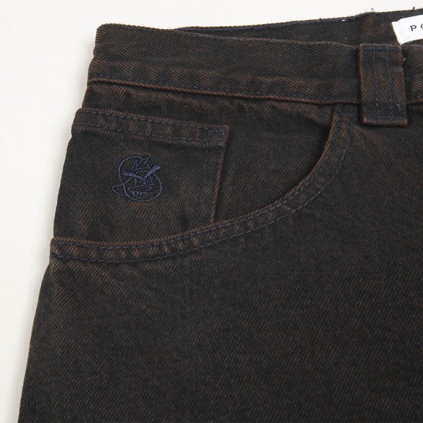 Polar 93 Denim Jeans Brown Blue - Skateboarding, Nike SB Polar 93 Denim Jeans Brown Blue - Skateboarding, Nike SB