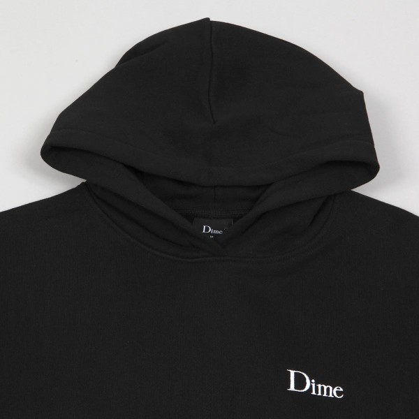 Dime Classic Small Logo Hoodie Black