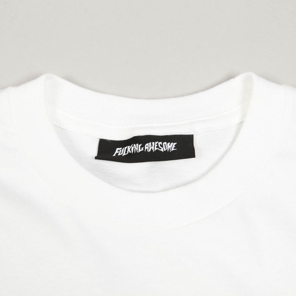 Fucking Awesome Inside Out Stamp Tee White - Skateboarding